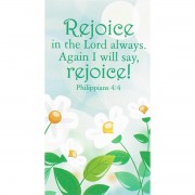 6pk -Magnet Rejoice In The Lord 2.75x5 - Pack of 6 6pk -Magnet Rejoice In The Lord 2.75x5 - Pack of 6