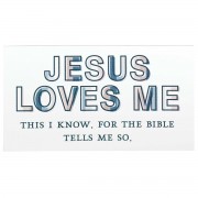 6pk -Magnet Jesus Loves Me 5x2.75 - Pack of 6 6pk -Magnet Jesus Loves Me 5x2.75 - Pack of 6
