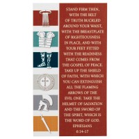 6pk -Magnet Full Armor Of God 2.75x5 - Pack of 6