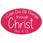 6pk -Magnet I Can Do All Things 5x2.75 - Pack of 6 6pk -Magnet I Can Do All Things 5x2.75 - Pack of 6