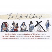 6pk -Magnet The Life Of Christ 5x2.75 - Pack of 6 6pk -Magnet The Life Of Christ 5x2.75 - Pack of 6