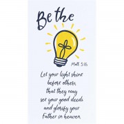 6pk -Magnet Cross Be The Light 2.75x5 - Pack of 6 6pk -Magnet Cross Be The Light 2.75x5 - Pack of 6