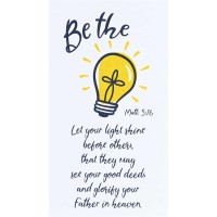 6pk -Magnet Cross Be The Light 2.75x5 - Pack of 6