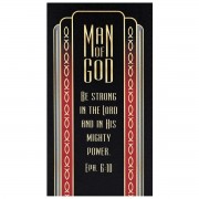 6pk -Magnet Man Of God 2.75x5 - Pack of 6 6pk -Magnet Man Of God 2.75x5 - Pack of 6