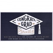 6pk -Magnet Congrats Grad Psalm 20:4 5x2.75 - Pack of 6 6pk -Magnet Congrats Grad Psalm 20:4 5x2.75 - Pack of 6