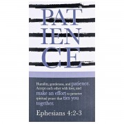 6pk -Magnet Patience Ephesians 4:2-3 2.75x5 - Pack of 6 6pk -Magnet Patience Ephesians 4:2-3 2.75x5 - Pack of 6