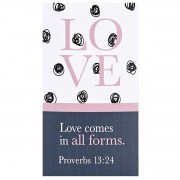 6pk -Magnet Love Proverbs 13:24 2.75x5 - Pack of 6 6pk -Magnet Love Proverbs 13:24 2.75x5 - Pack of 6