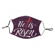 2pk -HE IS RISEN MASK - (Pack of 2) 2pk -HE IS RISEN MASK - (Pack of 2)
