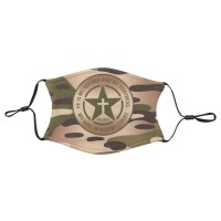 2pk -HE IS MY REFUGE PS.91:2 CAMO MASK - (Pack of 2)