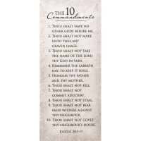6pk -MAGNET 10 COMMANDMENTS VINYL 2.5X6 - Pack of 6 6pk -MAGNET 10 COMMANDMENTS VINYL 2.5X6 - Pack of 6