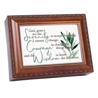 Music Box Serenity Prayer Woodgrain