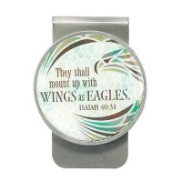 4pk -MONEY CLIP-WINGS AS EAGLES - Pack of 4