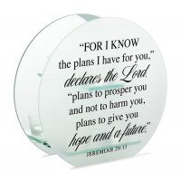 2pk -Tealight Holder For I Know Jer.29:11 - (Pack of 2)