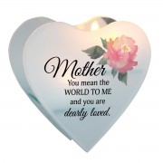 2pk -Glass Wall Tealight Mother You Mean The - (Pack of 2)