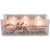 2pk -Tealight Sisters Happy Memories Blush - (Pack of 2) 2pk -Tealight Sisters Happy Memories Blush - (Pack of 2)