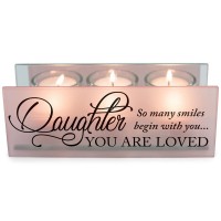 2pk -Tealight Daughter So Many Smiles Blush - (Pack of 2) 2pk -Tealight Daughter So Many Smiles Blush - (Pack of 2)