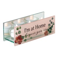 2pk -Tealight I Am At Home Wherever You Are - (Pack of 2) 2pk -Tealight I Am At Home Wherever You Are - (Pack of 2)