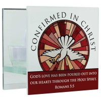 2pk -Tealight Confirmed In Christ Romans 5:5 - (Pack of 2)