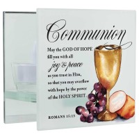 2pk -Tealight Communion Romans 15:13 - (Pack of 2)