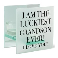 2pk -I Am The Luckiest Grandson - (Pack of 2)
