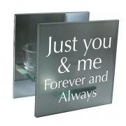 2pk -Tealight Just You & Me Forever & Always - (Pack of 2) 2pk -Tealight Just You & Me Forever & Always - (Pack of 2)