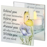 2pk -Tealight Behind You All Your Memories - (Pack of 2)