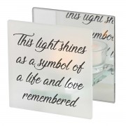 2pk -Tealight This Light Shines As A Symbol - (Pack of 2) 2pk -Tealight This Light Shines As A Symbol - (Pack of 2)
