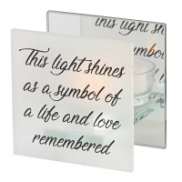 2pk -Tealight This Light Shines As A Symbol - (Pack of 2)
