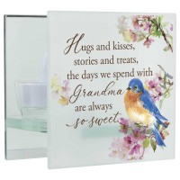 2pk -Tealight Birds Days With Grandma - (Pack of 2)