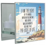 2pk -Tealight I Am The Light John 8:12 - (Pack of 2) 2pk -Tealight I Am The Light John 8:12 - (Pack of 2)