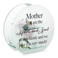 2pk -Tealight Mother You Are Heart & Soul Lrg - (Pack of 2)