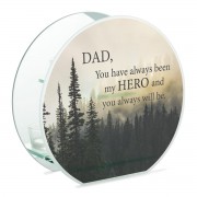 2pk -Tealight Dad You Have Always Been Hero - (Pack of 2)