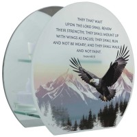 2pk -Tealight Eagle Isaiah 40:31 - (Pack of 2)
