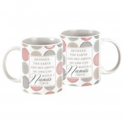 2pk -Mug Nanas Love Ceramic 11 oz - (Pack of 2)