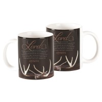 2pk -MUG HUNTER'S PRAYER CRMIC 11 OZ. - (Pack of 2) 2pk -MUG HUNTER'S PRAYER CRMIC 11 OZ. - (Pack of 2)