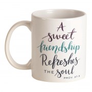 2pk -MUG A SWEET FRIENDSHIP PROV. CRMIC 11oz - (Pack of 2) 2pk -MUG A SWEET FRIENDSHIP PROV. CRMIC 11oz - (Pack of 2)