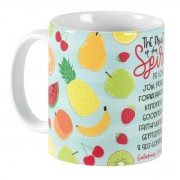 2pk -MUG FRUIT OF THE SPIRIT CRMIC 11 OZ - (Pack of 2)