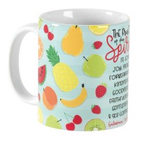 2pk -MUG FRUIT OF THE SPIRIT CRMIC 11 OZ - (Pack of 2)