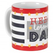2pk -MUG HERO LEGEND DAD 11 OZ - (Pack of 2)