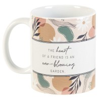 2pk -Mug Heart Of Friend Blooming Garden 11oz - (Pack of 2)