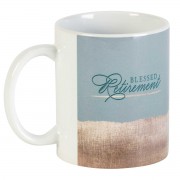 2pk -Mug Blessed Retirement Ceramic 11oz - (Pack of 2)