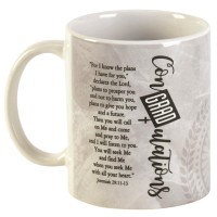 2pk -Mug Graduation For I Know Ceramic 11oz - (Pack of 2)