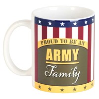 2pk -Mug Ceramic Proud Army Family 11oz - (Pack of 2) 2pk -Mug Ceramic Proud Army Family 11oz - (Pack of 2)