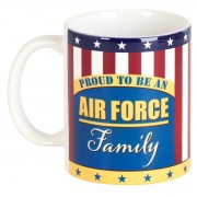 2pk -Mug Ceramic Proud Air Force Family 11oz - (Pack of 2)