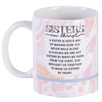 2pk -Mug Ceramic Sisters In Christ 11oz - (Pack of 2) 2pk -Mug Ceramic Sisters In Christ 11oz - (Pack of 2)