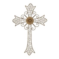 Wall Cross Petina Finish Metal