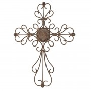 Wall Cross Metal 16h