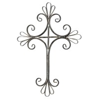 Wall Cross Metal Black 18h Wall Cross Metal Black 18h