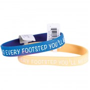 24pk - Silicone Bracelet FOOTSTEPS Psalm .CHILDREN 2 Assorted - (Pack of 24) 24pk - Silicone Bracelet FOOTSTEPS Psalm .CHILDREN 2 Assorted - (Pack of 24)