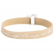 24pk - Silicone Bracelet SERENITY PRAYER - (Pack of 24) 24pk - Silicone Bracelet SERENITY PRAYER - (Pack of 24)